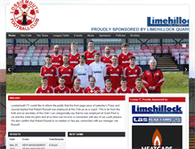 Tablet Screenshot of lossiemouthfc.co.uk